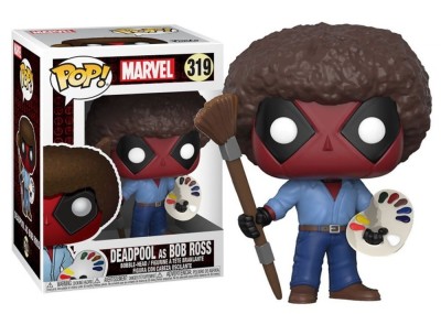 Pop Deadpool As Bob Ross - 319 - Figurine