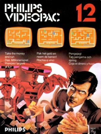 Prendre l'Argent et Fuir Videopac N°12 - Philips Videopac