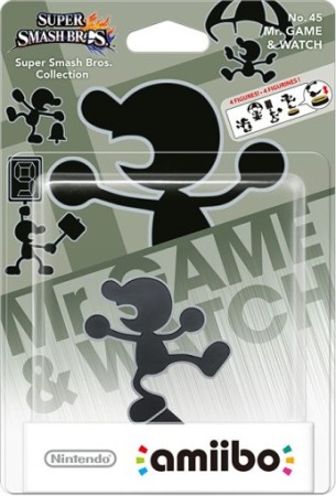Amiibo Mr Game & Watch en boîte  - Wii U