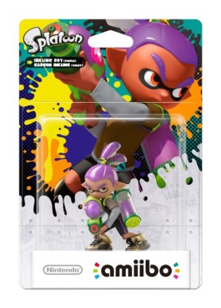 Amiibo Splatoon - Garçon Inkling Violet - Wii U