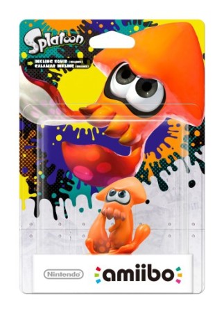 Amiibo Splatoon - Calamar Inkling Orange - Wii U