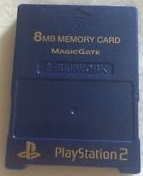 Carte Mémoire 8 Mb Bleue - Playstation 2