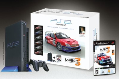 Console PlayStation 2 et WRC 3 en boîte  - Playstation 2