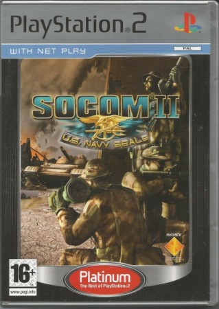 SOCOM II: U.S. Navy Seals Platinum - Playstation 2