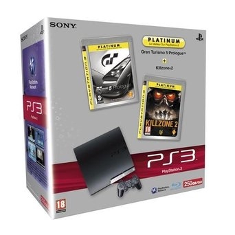 Console PS3 Slim (320 Go) - Pack Gran Turismo 5 et Uncharted 2 - Playstation 3