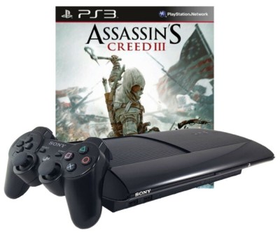 Console Playstation 3 Ultra Slim (500 Go) et Assassin's Creed 3 - Playstation 3