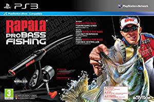 Rapala Pro Bass Fishing avec Canne à Pêche - Playstation 3