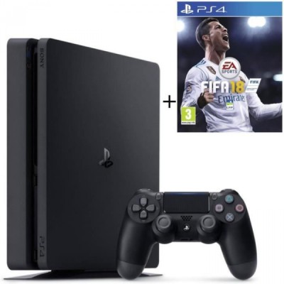 Console Playstation 4 Slim (500 Go) et FIFA 18 - Playstation 4 