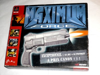 Maximum Force et Pistolet G Con 45 - Playstation One