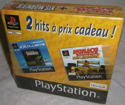 Rainbow Six et Monaco Grand Prix Racing Simulation 2 - Playstation One