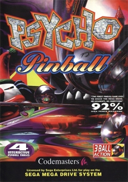 Psycho Pinball en boîte - Megadrive