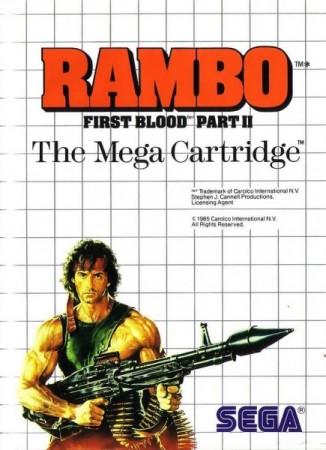 Rambo: First Blood Part II (import USA) en boîte  - Master System