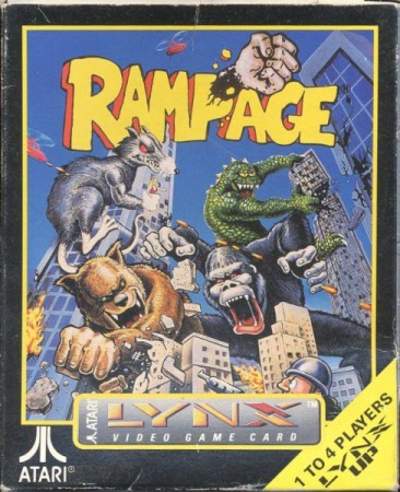 Rampage en boîte - Atari Lynx