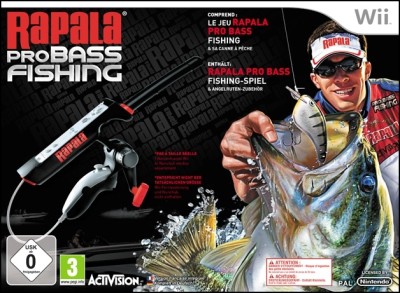 Rapala Pro Bass Fishing avec canne à pêche - Wii