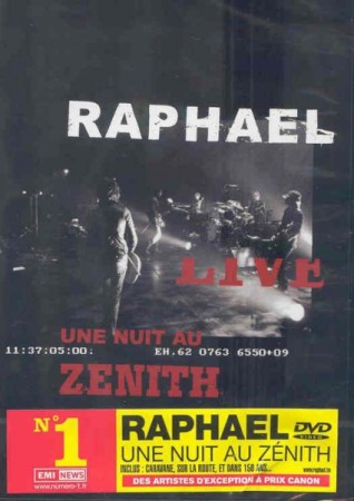 Raphael une nuit au zenith - DVD