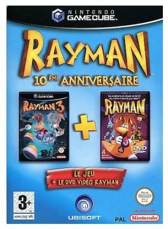 Rayman 10e Anniversaire - Rayman 3 et Dvd Rayman - GameCube