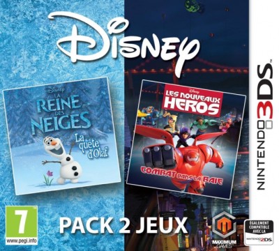 La Reine des Neiges et Les Nouveaux Héros - Pack 2 Jeux Disney - 3DS