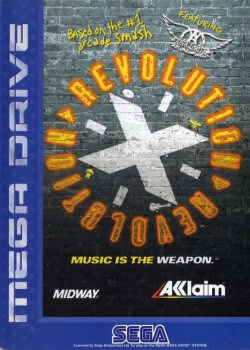 Revolution X en boîte sous blister - Megadrive
