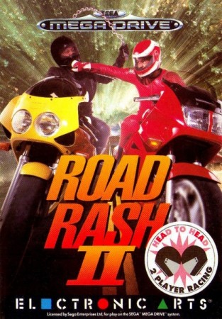 Road Rash II en boîte - Megadrive
