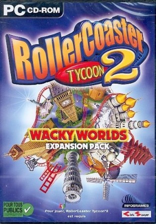 Roller Coaster Tycoon 2 Wacky Worlds Expansion Pack  - Jeux PC