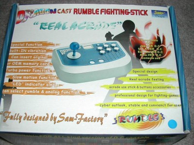 Rumble Fighting Stick Dragon Cast en boîte  - Dreamcast