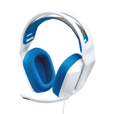Casque gaming filaire avec microphone Logitech G G335 blanc - Multimedia