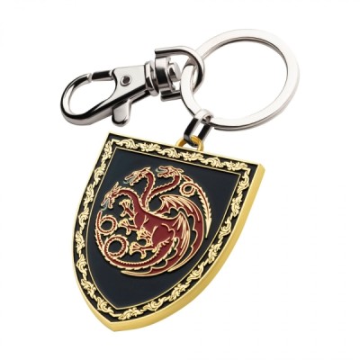 Porte-clés Bouclier Targaryen - House of the Dragon - porte cle