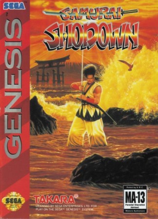 Samurai Shodown (import USA) en boîte - Megadrive