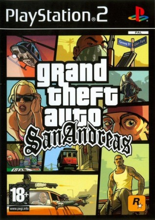 Grand Theft Auto : San Andreas sous blister - Playstation 2