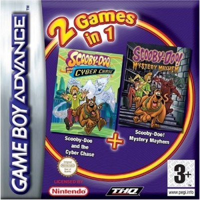 2 Jeux en 1 Scooby Doo Le Livre des Ténèbres et Scooby Doo et La Cybertraque - Game Boy Advance