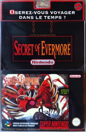 Secret of Evermore et Guide (en boite) sous blister - Super Nintendo