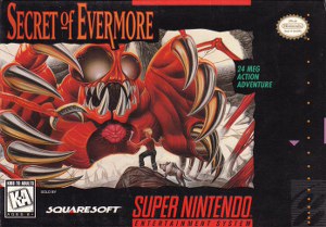 Secret of Evermore (import USA) en boîte - Super Nintendo