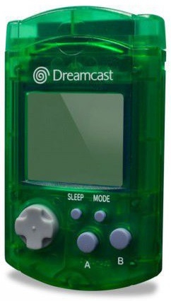 Visual Memory (carte mémoire) Verte - Dreamcast