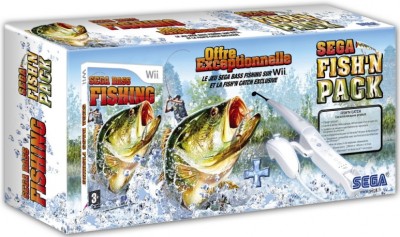 Sega Bass Fishing + canne à pêche - Wii