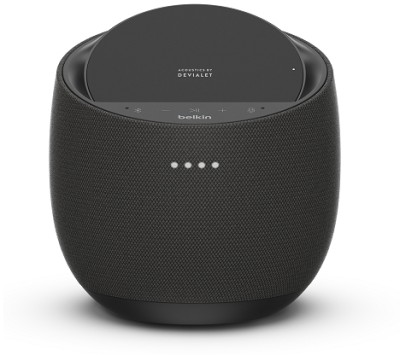Enceinte Belkin connectée avec chargeur à induction intégré ( Alexa + Airplay 2 ) - Multimedia