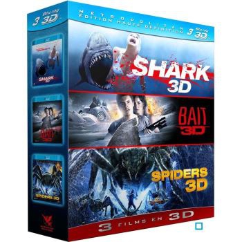 Shark 3D + Bait 3D + Spiders 3D - BluRay