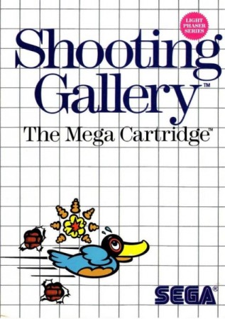 Shooting Gallery + Pistolet Light Phaser  - Master System