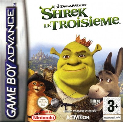 Shrek Le Troisieme en boîte - Game Boy Advance