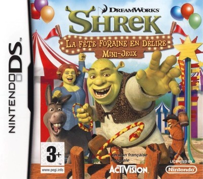 Shrek : La Fête Foraine en Délire Mini-Jeux 	 - DS