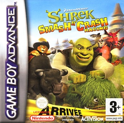 Shrek smash n crash racing - Game Boy Advance