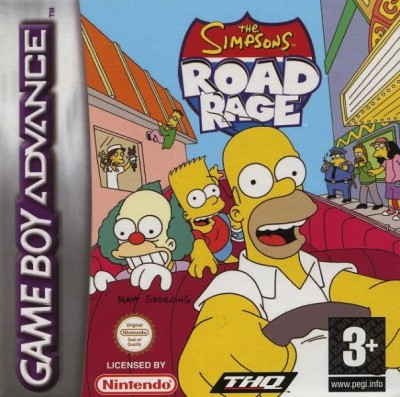 The Simpsons : Road Rage - Game Boy Advance