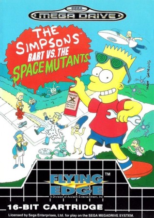 The Simpsons : Bart Vs The Space Mutants - Megadrive
