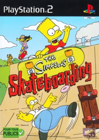 Simpsons skateboarding - Playstation 2