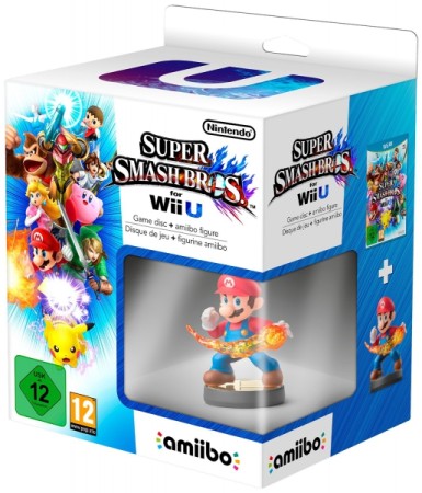 Super Smash Bros. for Wii U + Amiibo Mario - Wii U
