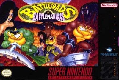 Battletoads in Battlemaniacs (import USA) en boîte  - Super Nintendo