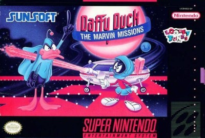 Daffy Duck: The Marvin Missions (import USA) en boîte - Super Nintendo