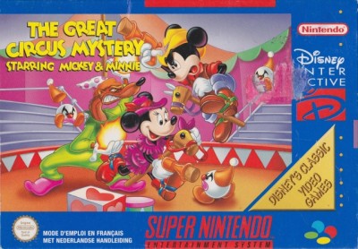 The Great Circus Mystery starring Mickey & Minnie en boîte  - Super Nintendo