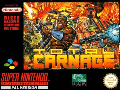 Total Carnage en boîte  - Super Nintendo