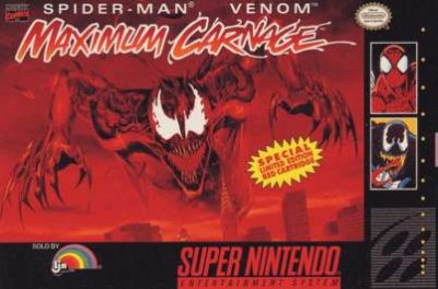 Spider-Man Venom : Maximal Carnage (Import USA) en boîte - Super Nintendo