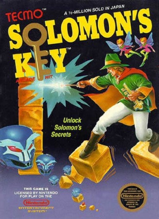 Solomon's Key (import USA) en boîte - NES